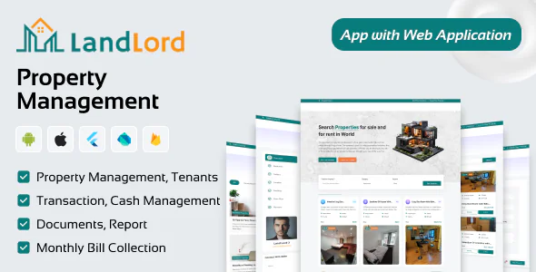 Onest Landlord - Property Management - Apartment, Rent Collection, Tenant and Invoice Bill laravel s