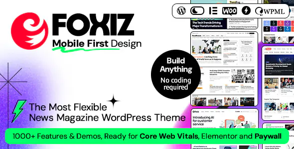 Foxiz v2.5.5 - WordPress Newspaper News and Magazine